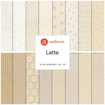 Latte  16 FQ Set by Andover Fabrics