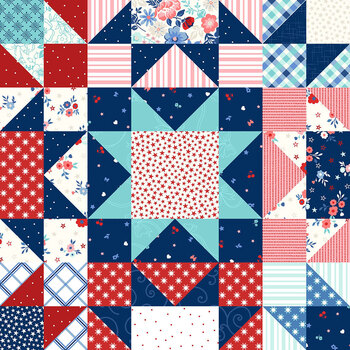 Star-Spangled Beauty MAS10848-Z Multi by Kimberbell for Maywood Studio