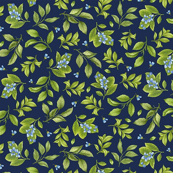 Limoncello FRUIT-CD3448 NAVY by Timeless Treasures Fabrics