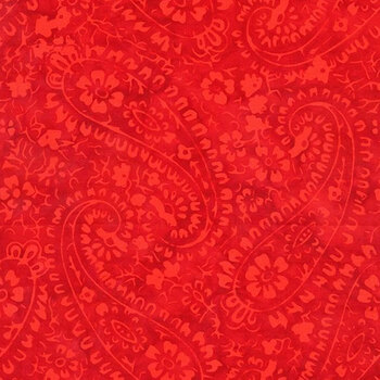 Tonga Mistletoe B2329-CRIMSON  by Timeless Treasures Fabrics