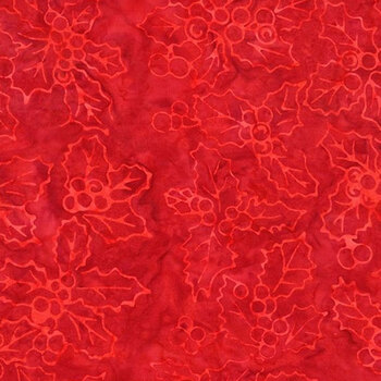 Tonga Mistletoe B3564-RUBY  by Timeless Treasures Fabrics