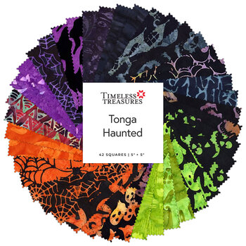 Tonga Haunted  5” Squares by Timeless Treasures Fabrics