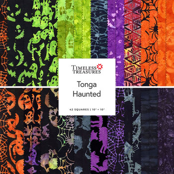 Tonga Haunted  10” Squares by Timeless Treasures Fabrics