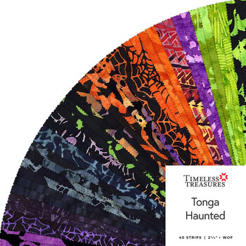 Tonga Haunted  2-1/2” Strips by Timeless Treasures Fabrics