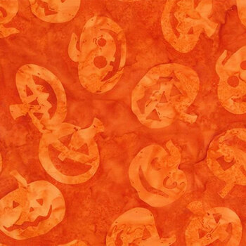 Tonga Haunted B3550-PUMPKIN by Timeless Treasures Fabrics