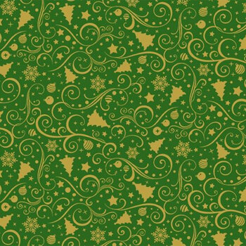 Holiday Blenders CM3540-GREEN by Timeless Treasures Fabrics