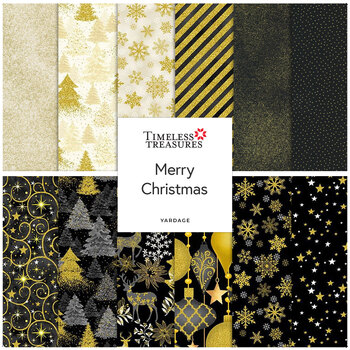 Merry Christmas  Yardage by Timeless Treasures Fabrics