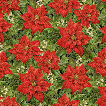 Joyful CM3713-GREEN by Timeless Treasures Fabrics