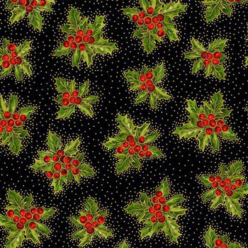 Joyful CM3715-BLACK by Timeless Treasures Fabrics