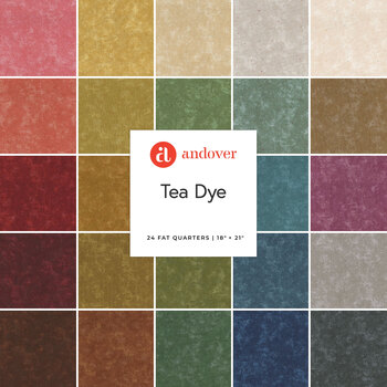 Tea Dye  24 FQ Set by Edyta Sitar for Andover Fabrics