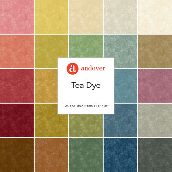 Tea Dye  24 FQ Set by Edyta Sitar for Andover Fabrics