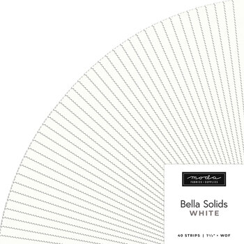 Bella Solids  Honey Bun - White by Moda Fabrics