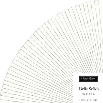 Bella Solids  Honey Bun - White by Moda Fabrics