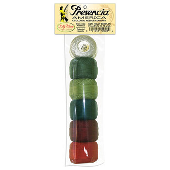 Presencia Perle Cotton Thread Holly Sampler Pack - Size 8