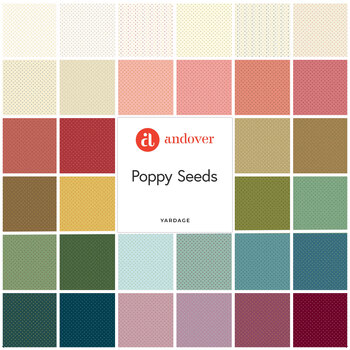 Poppy Seeds  Yardage by Edyta Sitar for Andover Fabrics