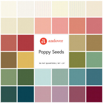 Poppy Seeds  36 FQ Set by Edyta Sitar for Andover Fabrics