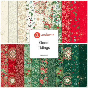 Good Tidings  Yardage by Makower UK for Andover Fabrics