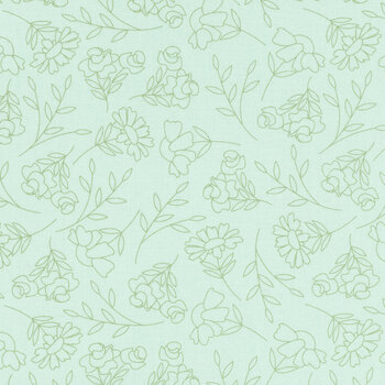 Abloom 29211-18 Robins Egg by Corey Yoder for Moda Fabrics