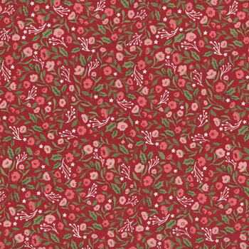 Berry & Pine 5241-14 Cranberry by Lella Boutique for Moda Fabrics