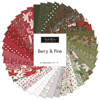 Berry & Pine  Charm Pack by Lella Boutique for Moda Fabrics - RESERVE