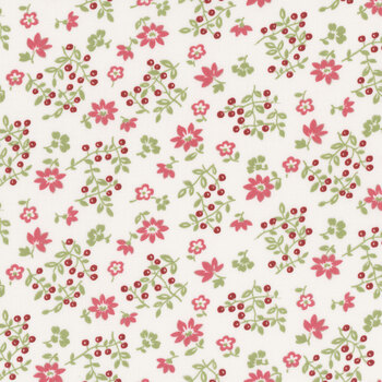 A Very Sweet Christmas 3061-11 Snow by Bunny Hill Designs for Moda Fabrics