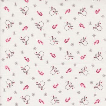 A Very Sweet Christmas 3062-11 Snow by Bunny Hill Designs for Moda Fabrics