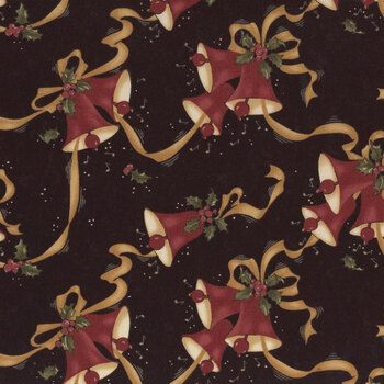 A Vintage Christmas 9781-19 Black by Kansas Troubles Quilters for Moda Fabrics