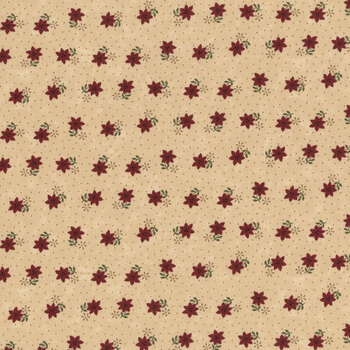 A Vintage Christmas 9782-11 Tan by Kansas Troubles Quilters for Moda Fabrics