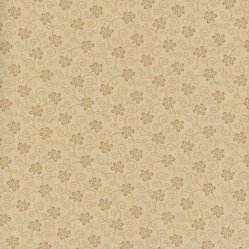 A Vintage Christmas 9788-21 Tonal Tan by Kansas Troubles Quilters for Moda Fabrics