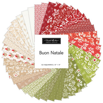 Buon Natale  Charm Pack by Fig Tree & Co. for Moda Fabrics - RESERVE