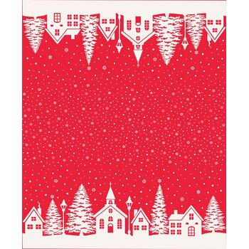 Buon Natale 35407-14 Pomegranate by Fig Tree & Co. for Moda Fabrics