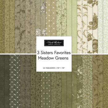 Meadow Greens  Layer Cake by 3 Sisters for Moda Fabrics - RESERVE