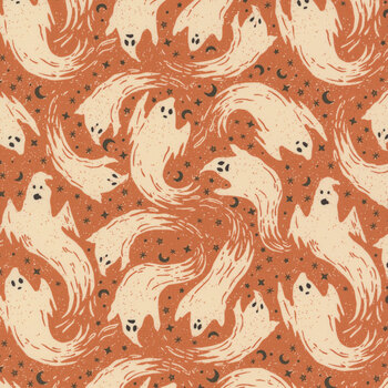 Home Sweet Haunt 20914-14 Pumpkin by Stacy Iest Hsu for Moda Fabrics