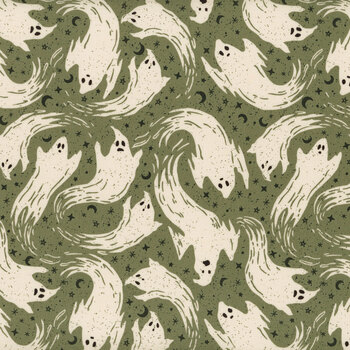 Home Sweet Haunt 20914-15 Moss by Stacy Iest Hsu for Moda Fabrics