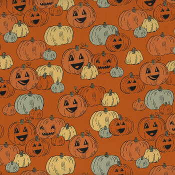 Home Sweet Haunt 20916-13 Rust by Stacy Iest Hsu for Moda Fabrics