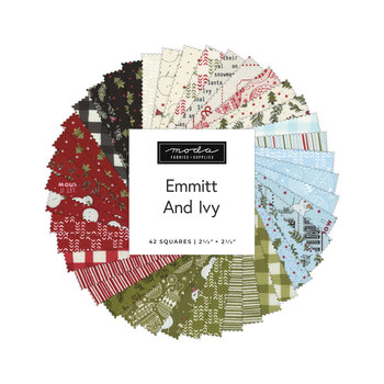 Emmitt and Ivy  Mini Charm Pack by Sweetwater for Moda Fabrics - RESERVE