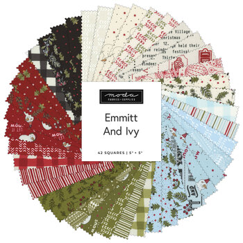 Emmitt and Ivy  Charm Pack by Sweetwater for Moda Fabrics - RESERVE