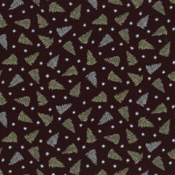 Winter Friends 56136-18 Charcoal Black by Deb Strain for Moda Fabrics