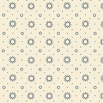 Buttercream & Brickle Bits 1941-40 Cream by Kim Diehl for Henry Glass Fabrics