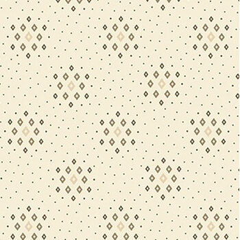 Buttercream & Brickle Bits 1943-40 Cream by Kim Diehl for Henry Glass Fabrics