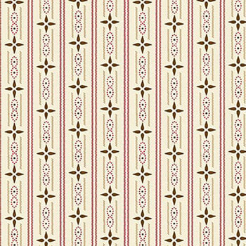 Buttercream & Brickle Bits 1949-40 Cream by Kim Diehl for Henry Glass Fabrics