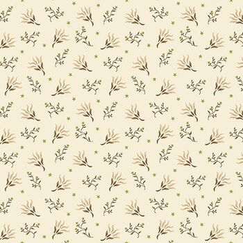 Buttercream & Brickle Bits 1955-40 Cream by Kim Diehl for Henry Glass Fabrics