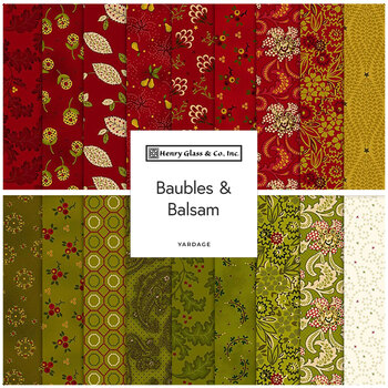 Baubles & Balsam  Yardage by Kim Diehl for Henry Glass Fabrics