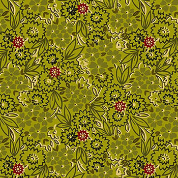 Baubles & Balsam 991-66 Evergreen by Kim Diehl for Henry Glass Fabrics