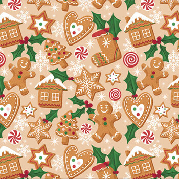 Christmas Miniatures III 5909-NE by Pink Light Studio for P&B Textiles