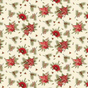 Glisten C16223-EGGNOG by Sandy Gervais for Riley Blake Designs