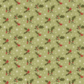 Glisten C16224-OLIVE by Sandy Gervais for Riley Blake Designs