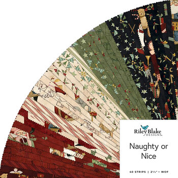 Naughty or Nice  Rolie Polie by Teresa Kogut for Riley Blake Designs