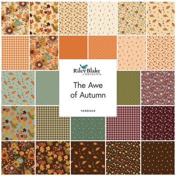 The Awe of Autumn  Yardage by Sandy Gervais for Riley Blake Designs