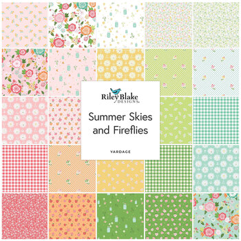 Summer Skies and Fireflies  Yardage by Gracey Larson for Riley Blake Designs